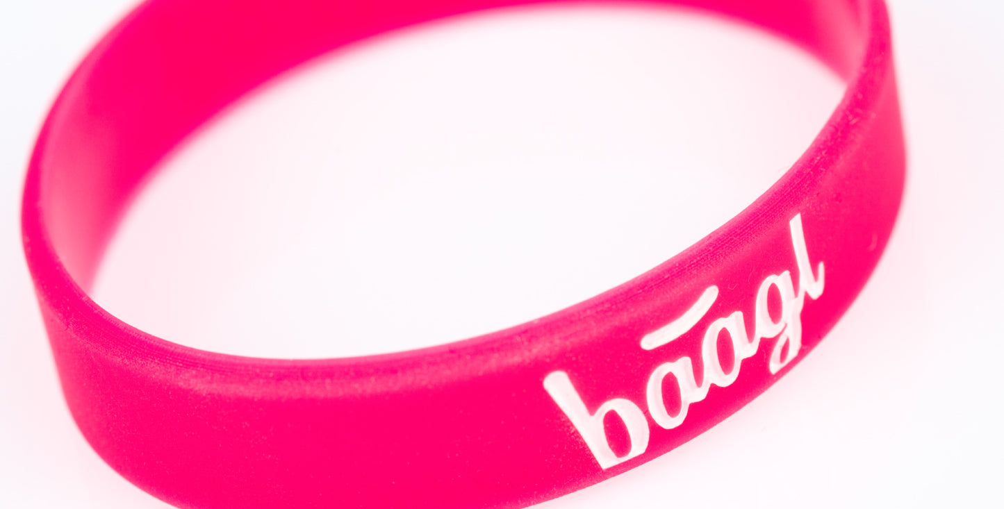 Leuchtendes Armband Logo Rosa