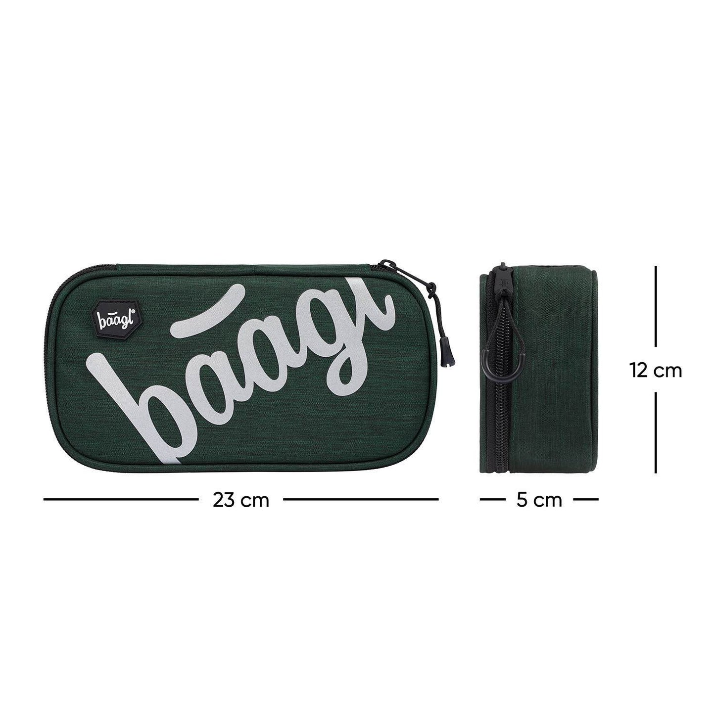 Federmäppchen Etui Logo Grün