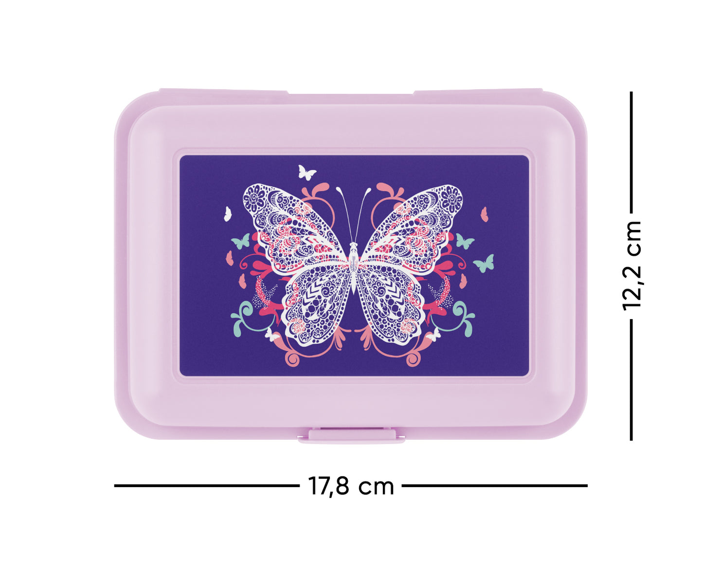Schmetterling Schulranzen-Set 5tlg: Schulranzen, Federmäppchen, Turnbeutel, Brotdose, Heftmappe