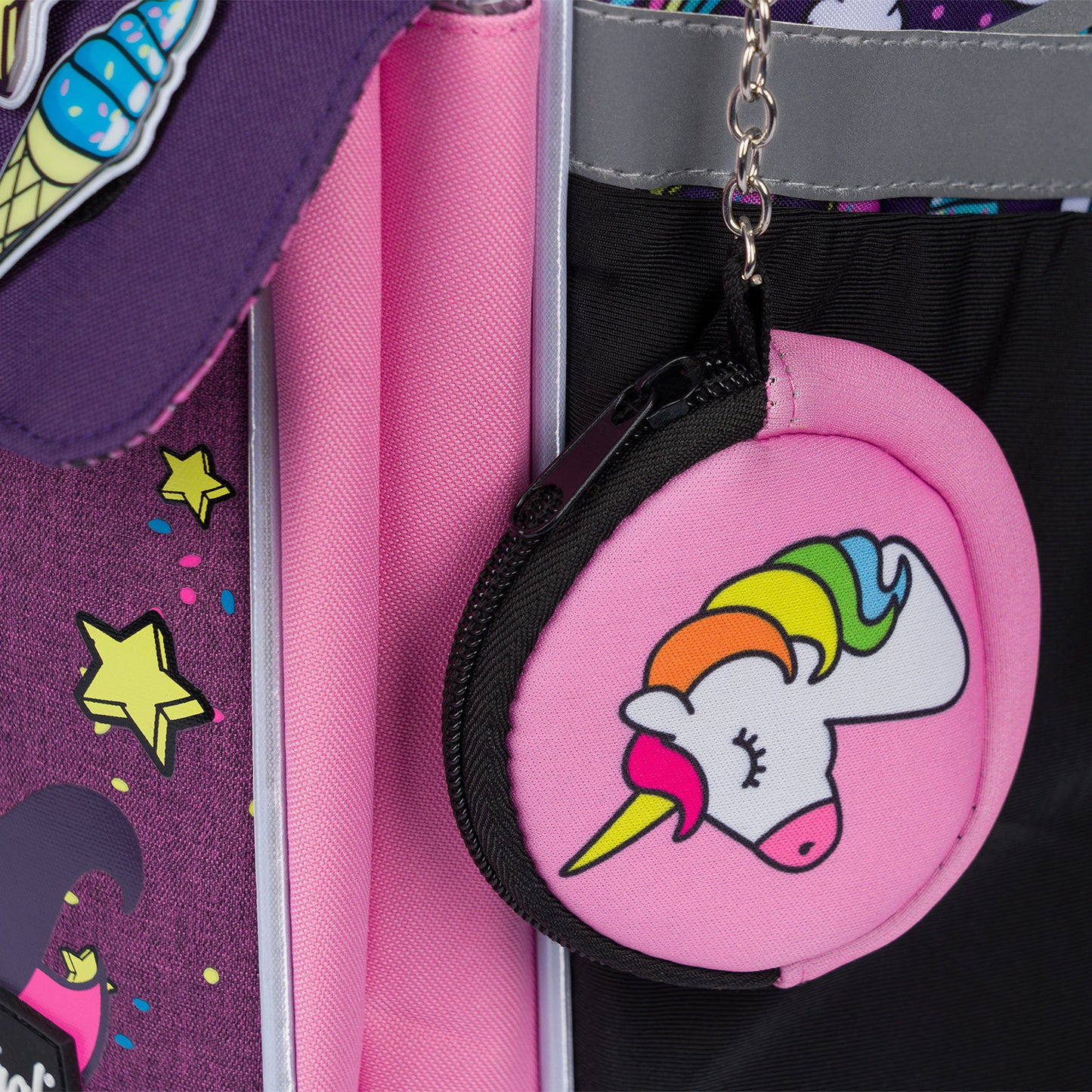Unicorn Schulranzen-Set 3tlg: Schulranzen, Federmäppchen, Turnbeutel