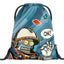 Spaceman Schulranzen-Set 5tlg: Schulranzen, Federmäppchen, Turnbeutel, Brotdose, Heftmappe