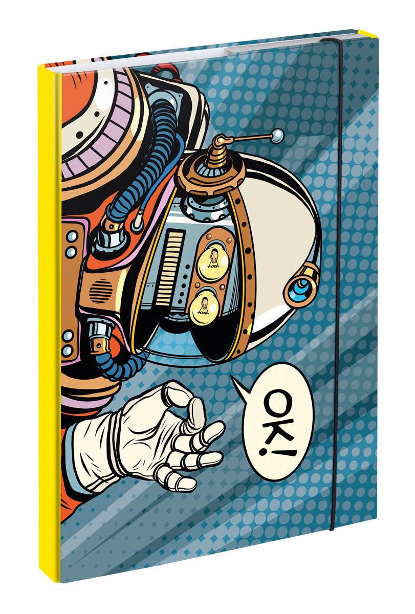 Spaceman Schulranzen-Set 5tlg: Schulranzen, Federmäppchen, Turnbeutel, Brotdose, Heftmappe