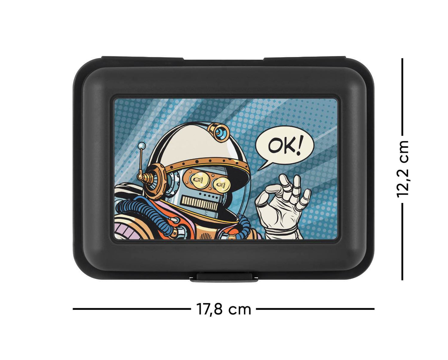 Spaceman Schulranzen-Set 5tlg: Schulranzen, Federmäppchen, Turnbeutel, Brotdose, Heftmappe