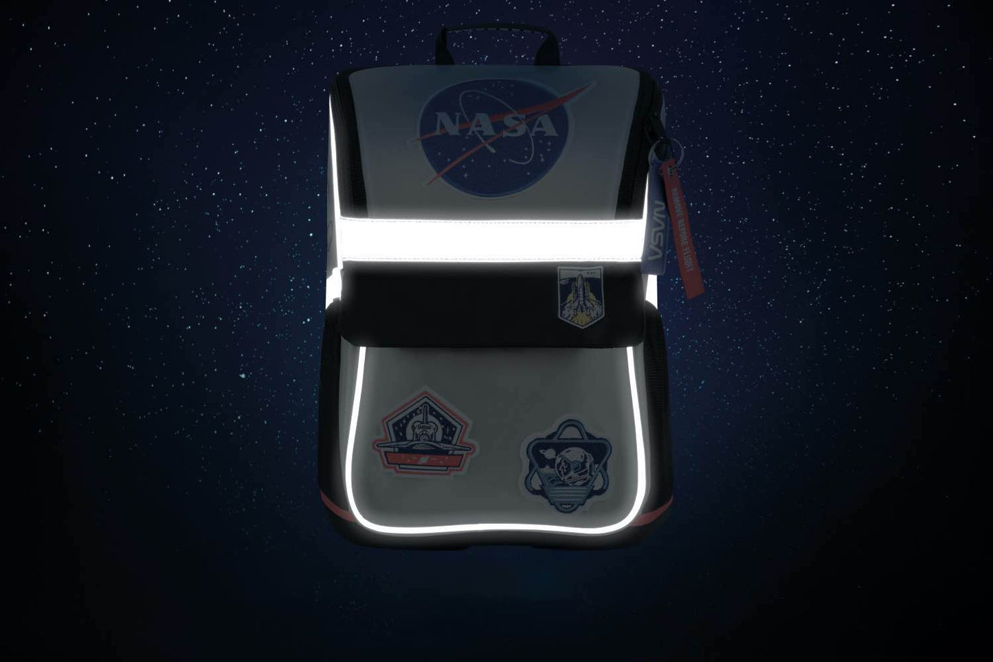 NASA Schulranzen-Set 3tlg: Schulranzen, Federmäppchen, Turnbeutel