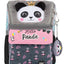 Panda Schulranzen-Set 4tlg: Schulranzen, Federmäppchen, Turnbeutel, Geldbeutel