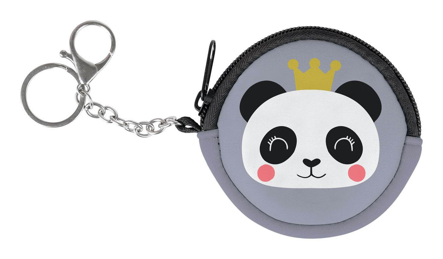 Panda Schulranzen-Set 4tlg: Schulranzen, Federmäppchen, Turnbeutel, Geldbeutel
