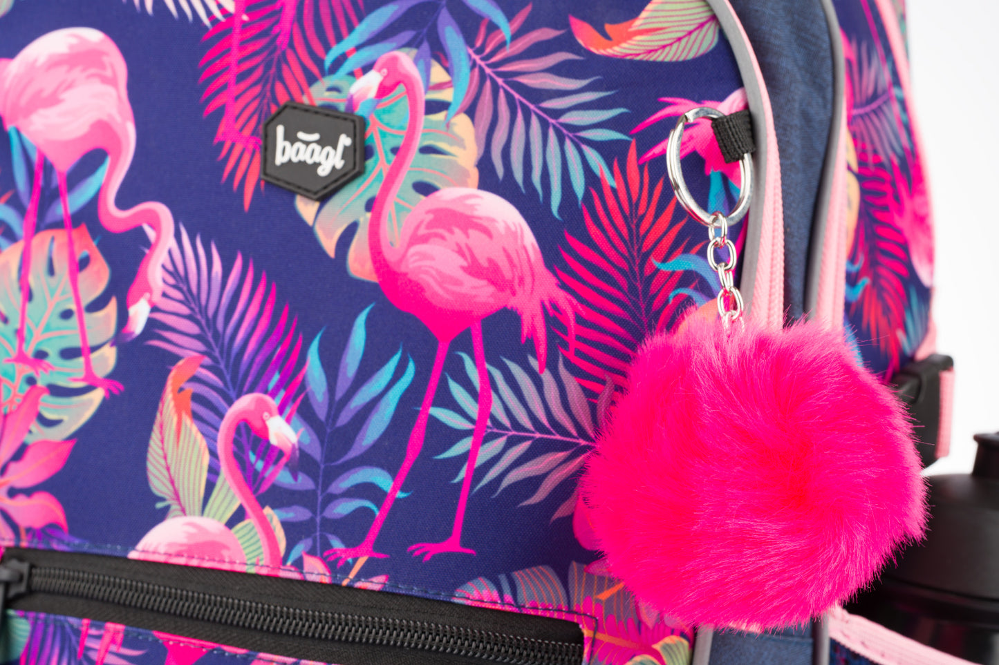 Flamingo Schulranzen-Set 4tlg: Schulranzen, Federmäppchen, Turnbeutel, Geldbeutel