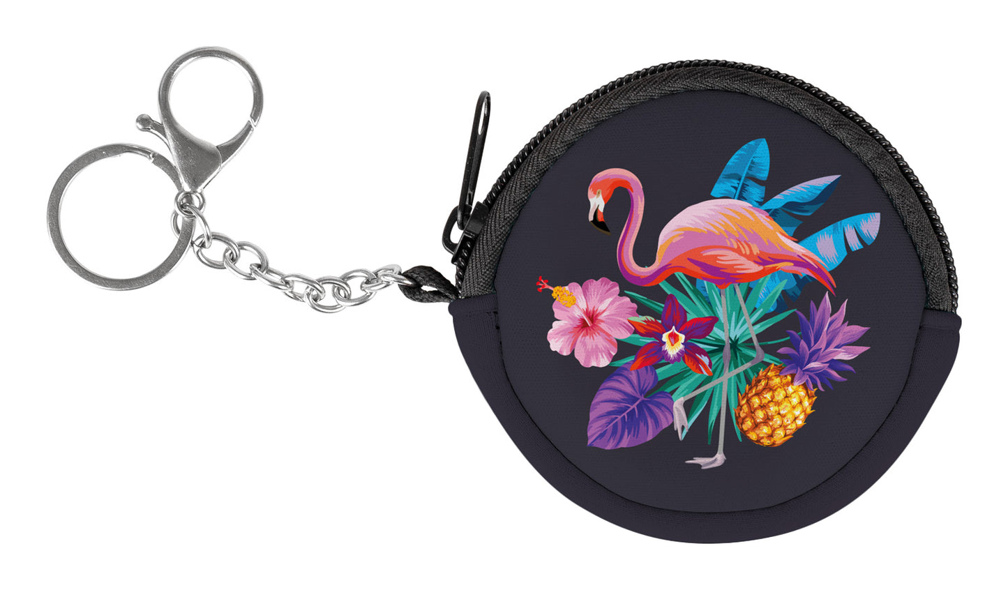 Flamingo Schulranzen-Set 4tlg: Schulranzen, Federmäppchen, Turnbeutel, Geldbeutel