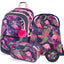 Flamingo Schulranzen-Set 4tlg: Schulranzen, Federmäppchen, Turnbeutel, Geldbeutel