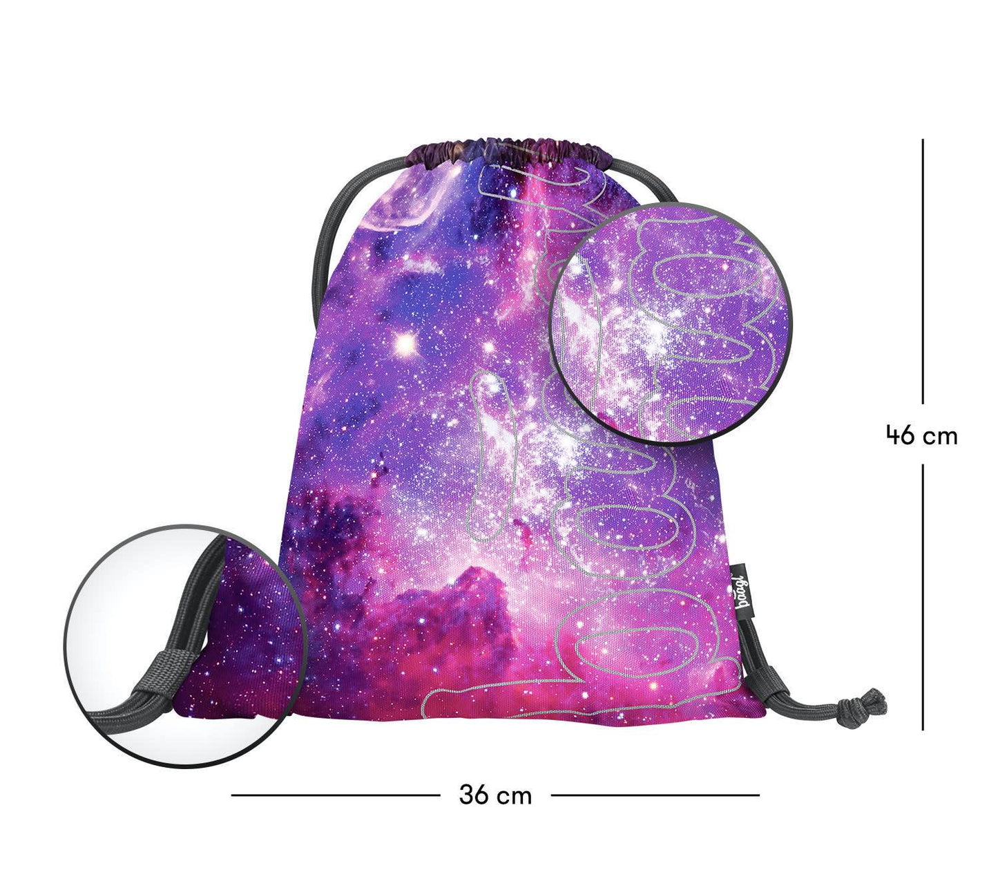 Skate Galaxy Rucksack-Set 3tlg: Rucksack, Federmäppchen, Turnbeutel