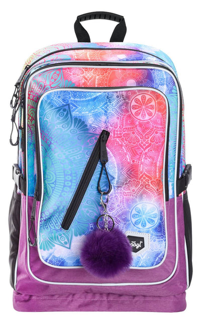 Cubic Mandala Rucksack-Set 3tlg: Rucksack, Federmäppchen, Turnbeutel
