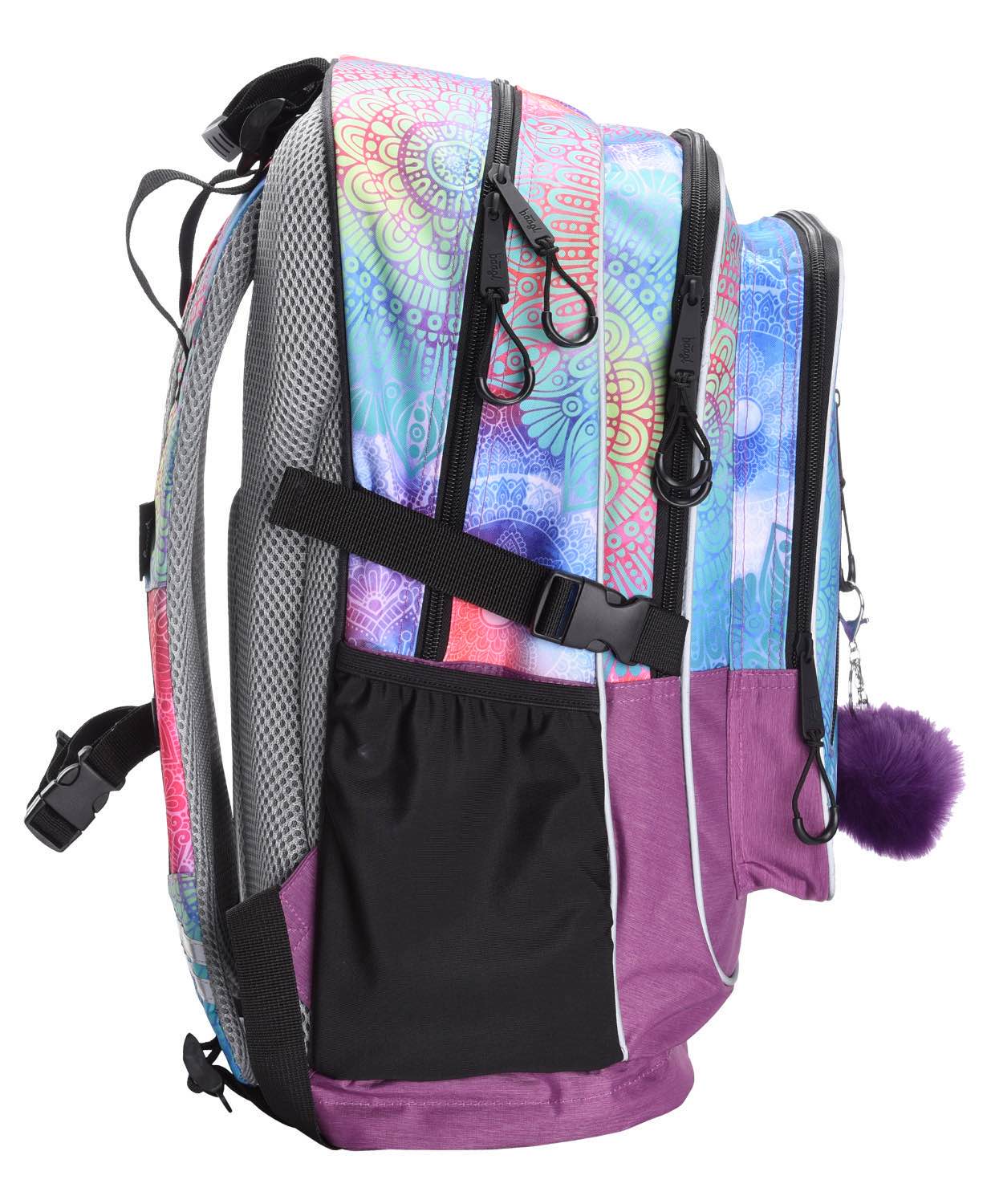 Cubic Mandala Rucksack-Set 3tlg: Rucksack, Federmäppchen, Turnbeutel