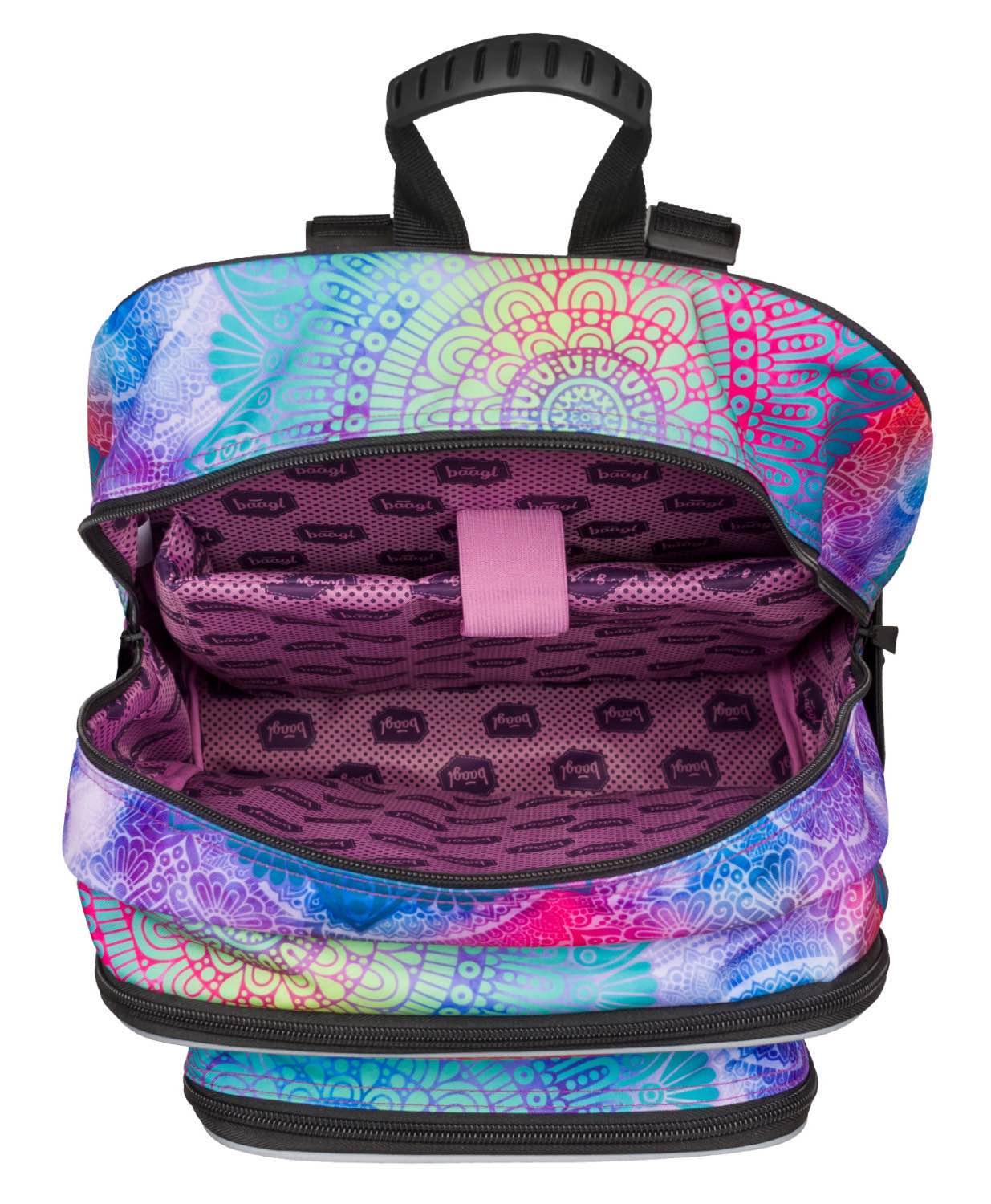 Cubic Mandala Rucksack-Set 3tlg: Rucksack, Federmäppchen, Turnbeutel