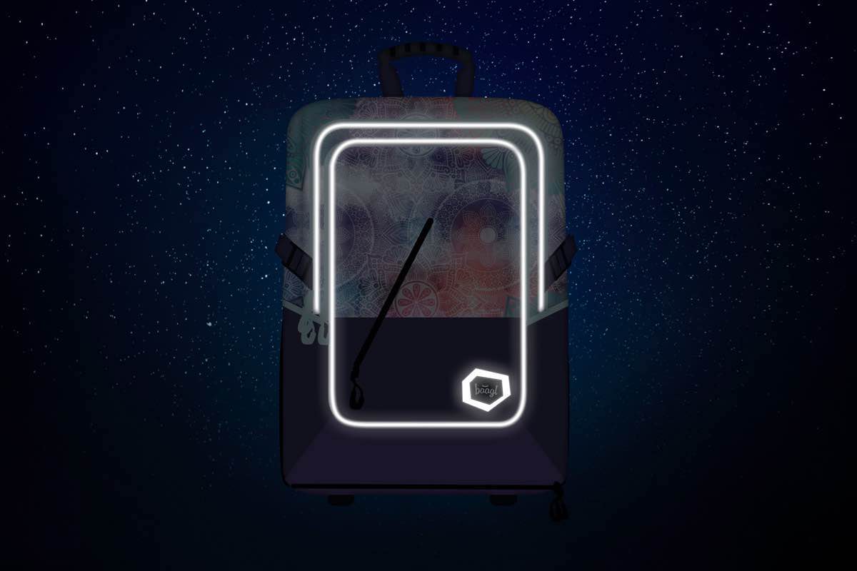 Cubic Mandala Rucksack-Set 3tlg: Rucksack, Federmäppchen, Turnbeutel