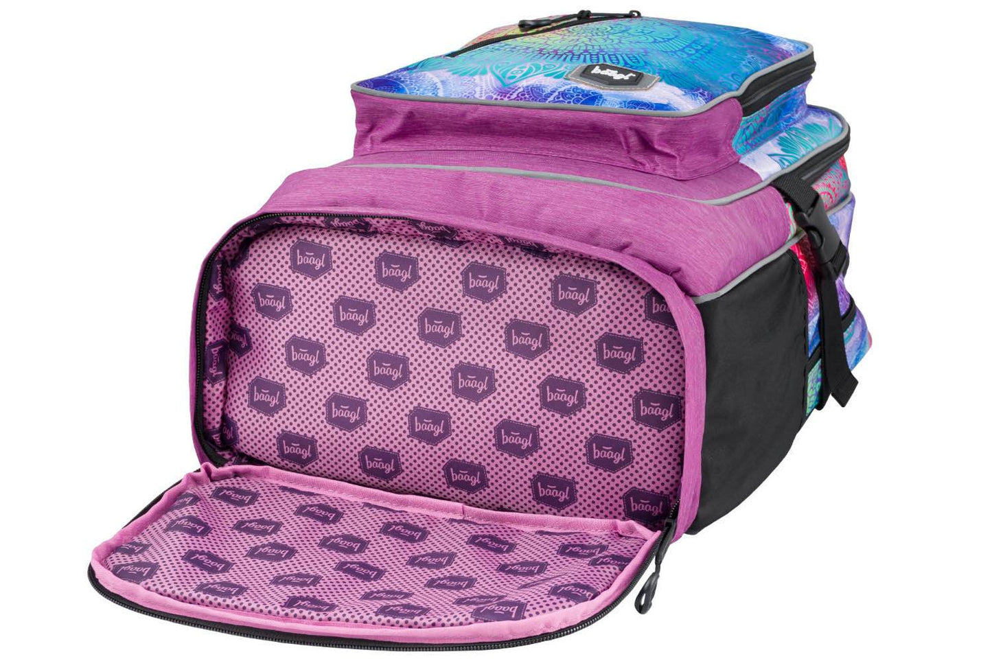 Cubic Mandala Rucksack-Set 3tlg: Rucksack, Federmäppchen, Turnbeutel