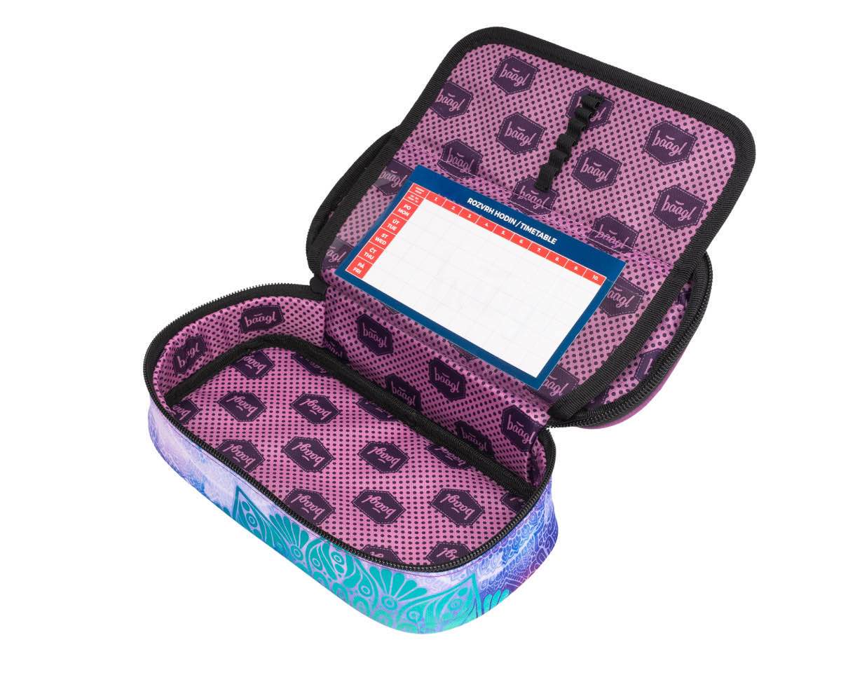 Cubic Mandala Rucksack-Set 3tlg: Rucksack, Federmäppchen, Turnbeutel