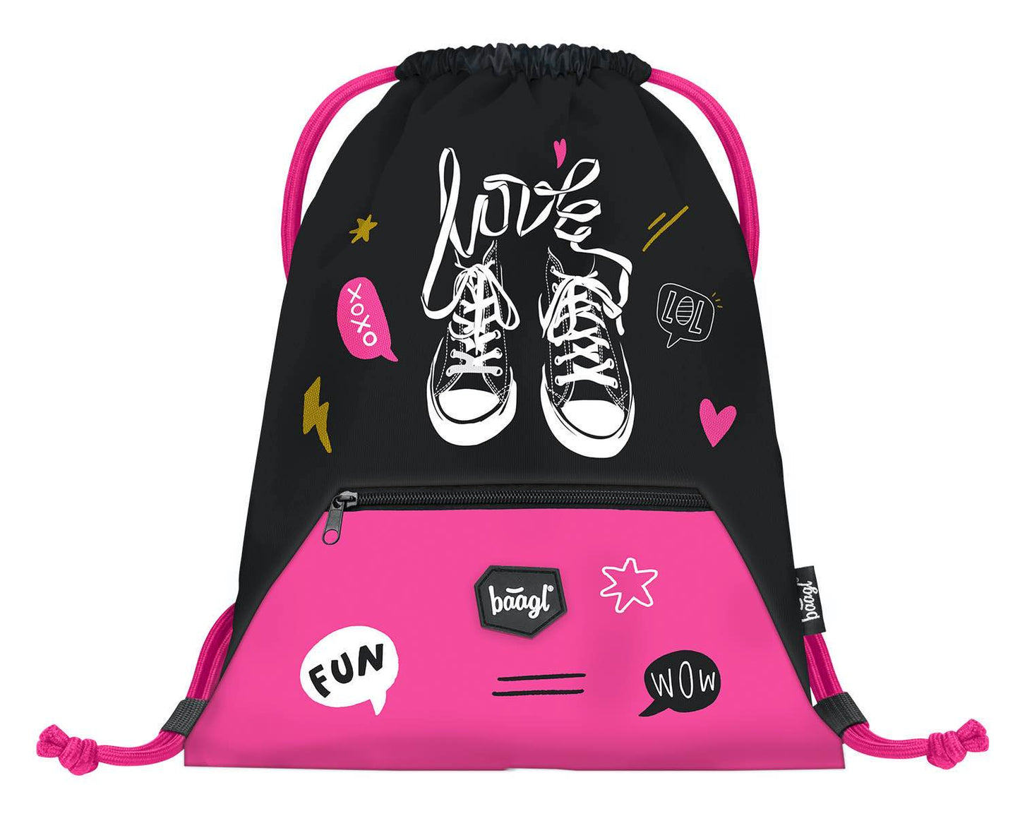 Cubic Sneakers Rucksack-Set 3tlg: Rucksack, Federmäppchen, Turnbeutel