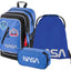 Cubic NASA  Rucksack-Set 3tlg: Rucksack, Federmäppchen, Turnbeutel