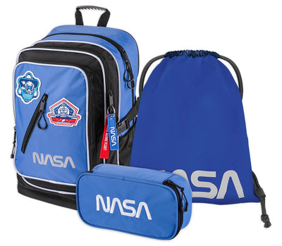 Cubic NASA  Rucksack-Set 3tlg: Rucksack, Federmäppchen, Turnbeutel