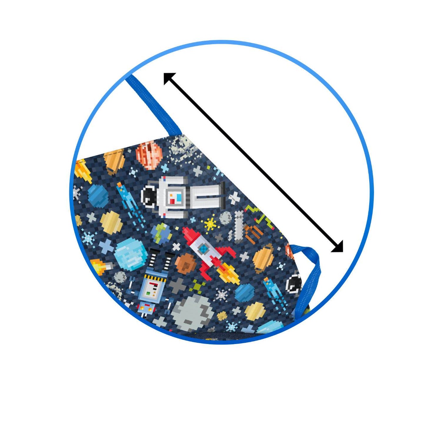 Kinderschürze Space Game