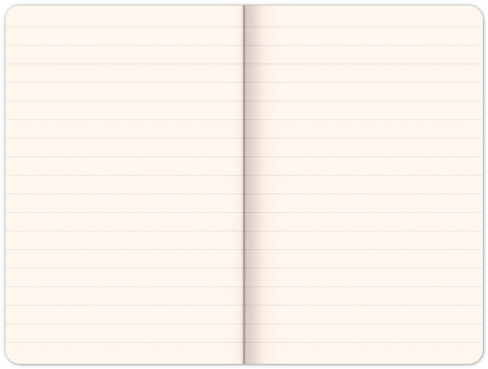 Notizbuch Hardy braun, liniert, 13 x 21 cm