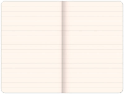 Notizbuch Hardy braun, liniert, 13 x 21 cm