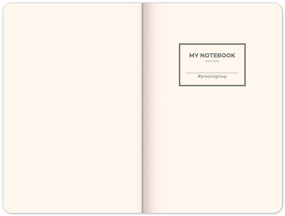 Notizbuch Hardy braun, liniert, 13 x 21 cm