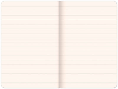 Notizbuch Hardy rot, liniert, 13 x 21 cm