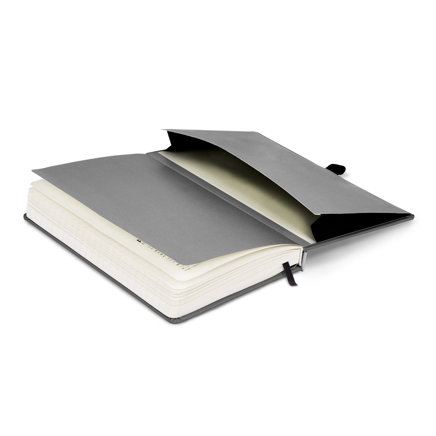 Notizbuch Skiver rot und weinrot, liniert, 13 x 21 cm