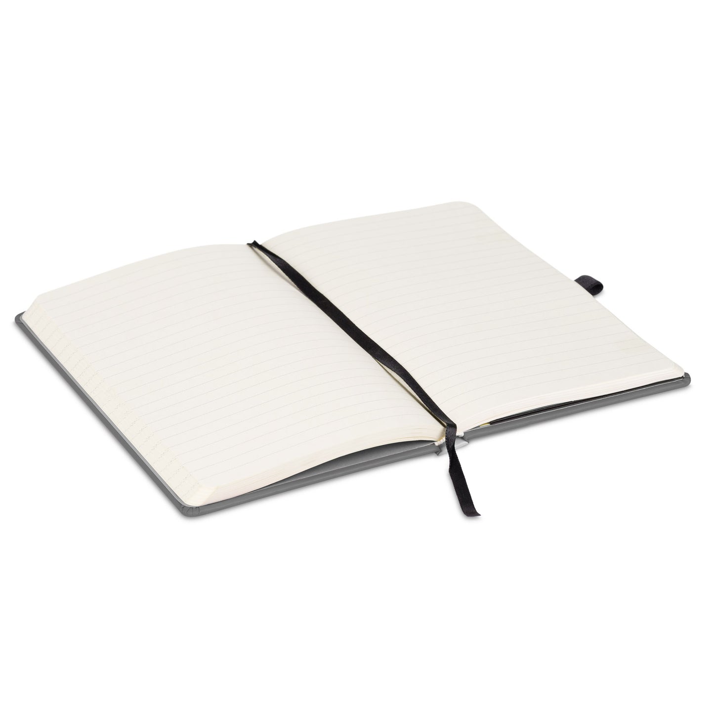 Notizbuch Skiver rot und weinrot, liniert, 13 x 21 cm
