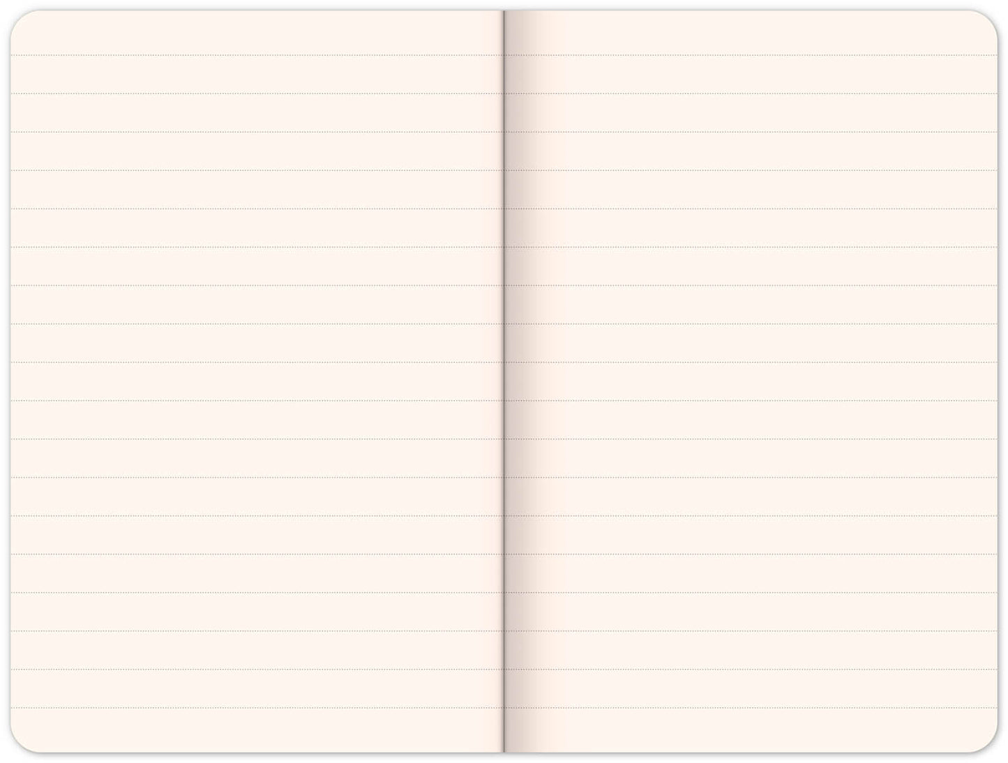 Notizbuch Velvet Flamingo, liniert, 13 x 21 cm