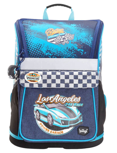 Zippy Racer Schulranzen-Set 3tlg: Schulranzen, Federmäppchen, Turnbeutel