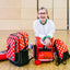 Cubic Dots Rucksack-Set 3tlg: Rucksack, Federmäppchen, Turnbeutel