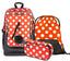 Cubic Dots Rucksack-Set 3tlg: Rucksack, Federmäppchen, Turnbeutel