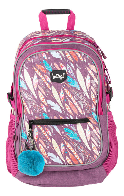 Feder Rucksack-Set 3tlg: Rucksack, Federmäppchen, Turnbeutel