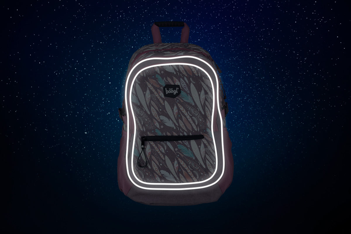 Feder Rucksack-Set 3tlg: Rucksack, Federmäppchen, Turnbeutel