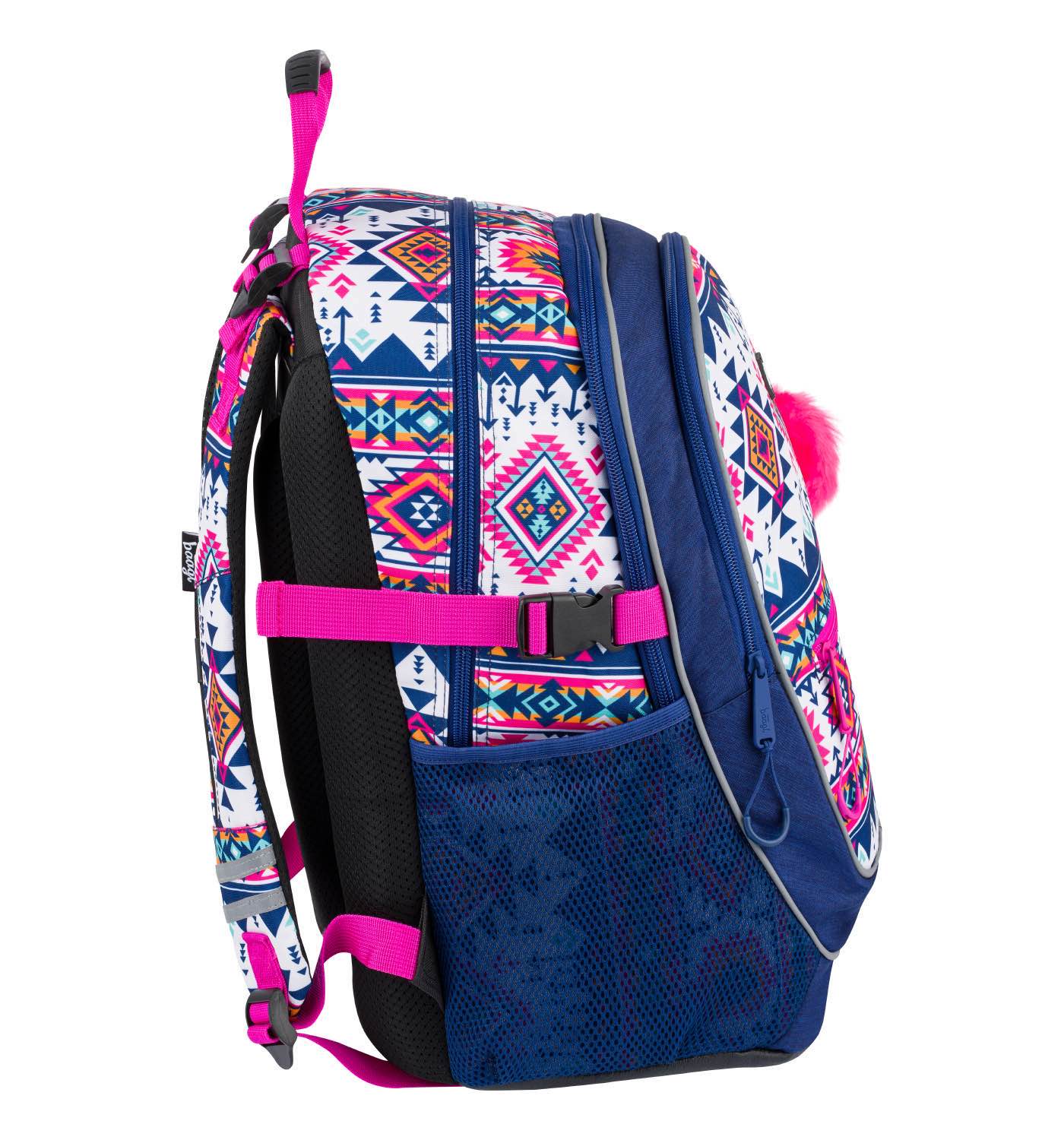 Boho Rucksack-Set 3tlg: Rucksack, Federmäppchen, Turnbeutel