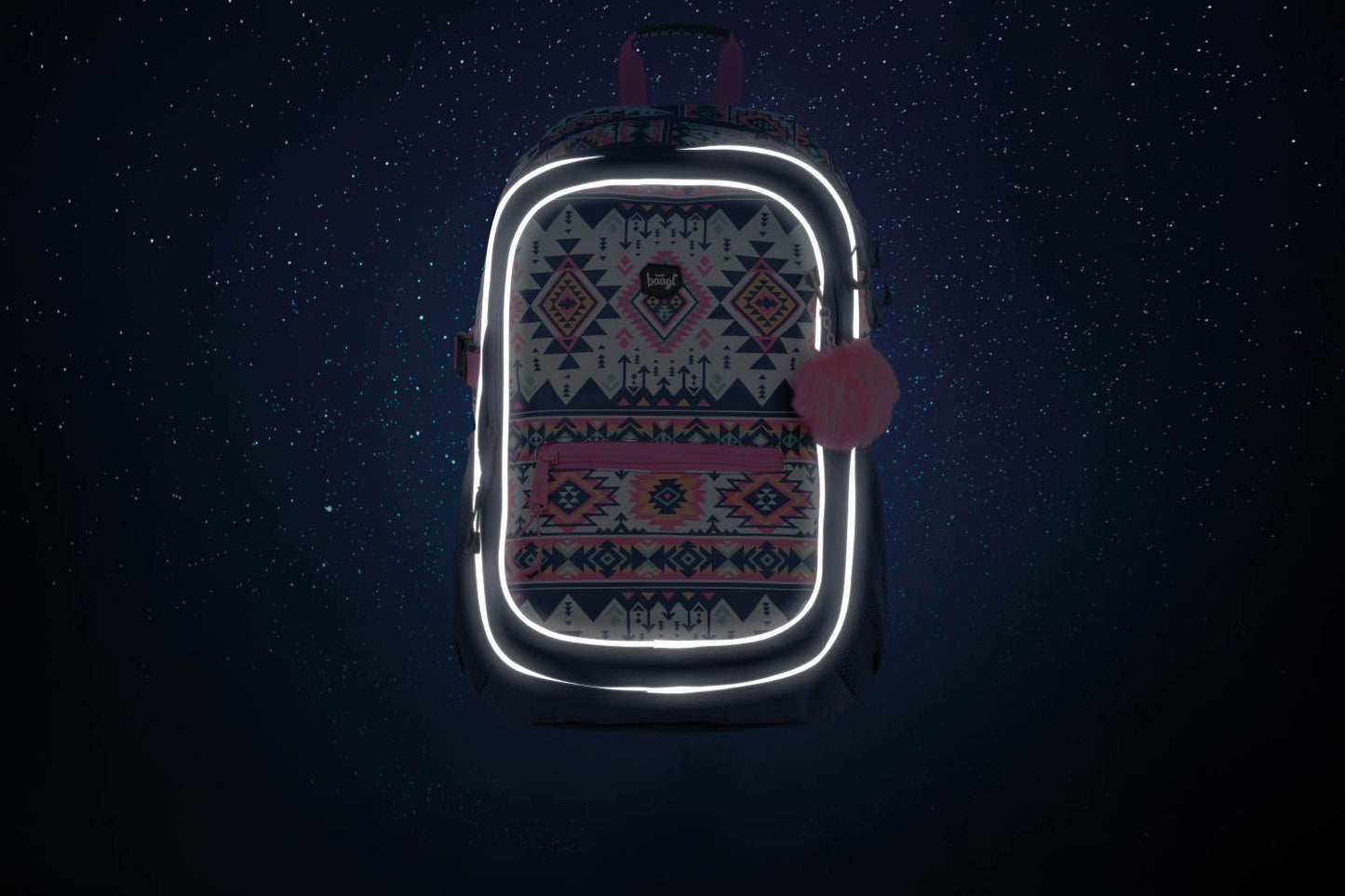 Boho Rucksack-Set 3tlg: Rucksack, Federmäppchen, Turnbeutel