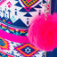 Boho Rucksack-Set 3tlg: Rucksack, Federmäppchen, Turnbeutel
