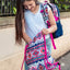 Boho Rucksack-Set 3tlg: Rucksack, Federmäppchen, Turnbeutel