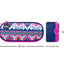 Boho Rucksack-Set 3tlg: Rucksack, Federmäppchen, Turnbeutel