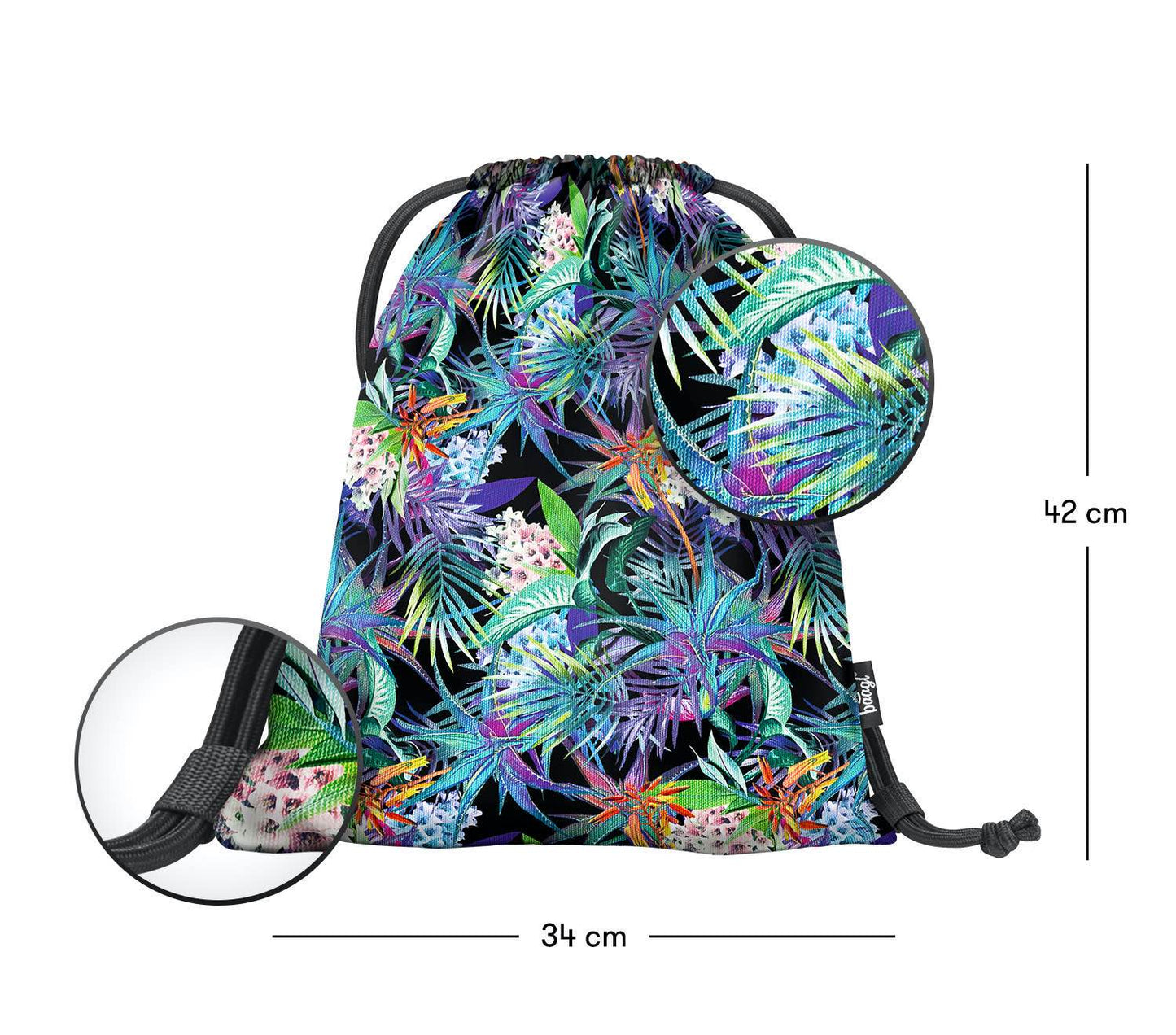 Jungle Rucksack-Set 3tlg: Rucksack, Federmäppchen, Turnbeutel