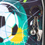 Fußball Rucksack-Set 3tlg: Rucksack, Federmäppchen, Turnbeutel