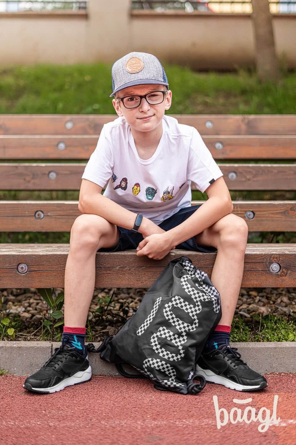 Skate Ska Rucksack-Set 3tlg: Rucksack, Federmäppchen, Turnbeutel