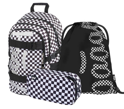 Skate Ska Rucksack-Set 3tlg: Rucksack, Federmäppchen, Turnbeutel