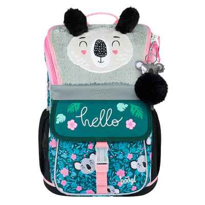 Zippy Baby Koala Schulranzen-Set 7tlg.: Schulranzen, Federmäppchen, Turnbeutel, Geldbörse, Heftmappe, Brotdose, Faltkoffer