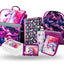 Zippy Königliches Einhorn Schulranzen-Set 7tlg.: Schulranzen, Federmäppchen, Turnbeutel, Geldbörse, Trinkflasche, Brotdose, Heftmappe