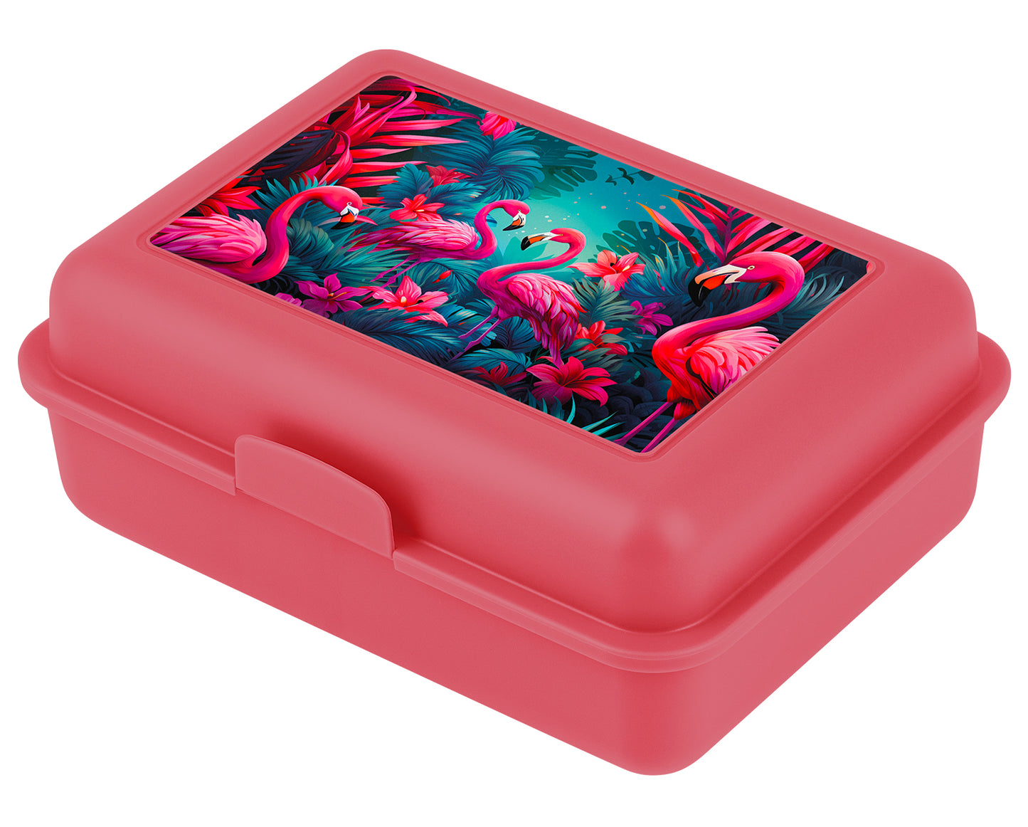 Ergo Flamingos Schulranzen-Set 8tlg.: Schulranzen, Federmäppchen, Turnbeutel, Geldbörse, Heftmappe, Faltkoffer, Brotdose, Trinkflasche