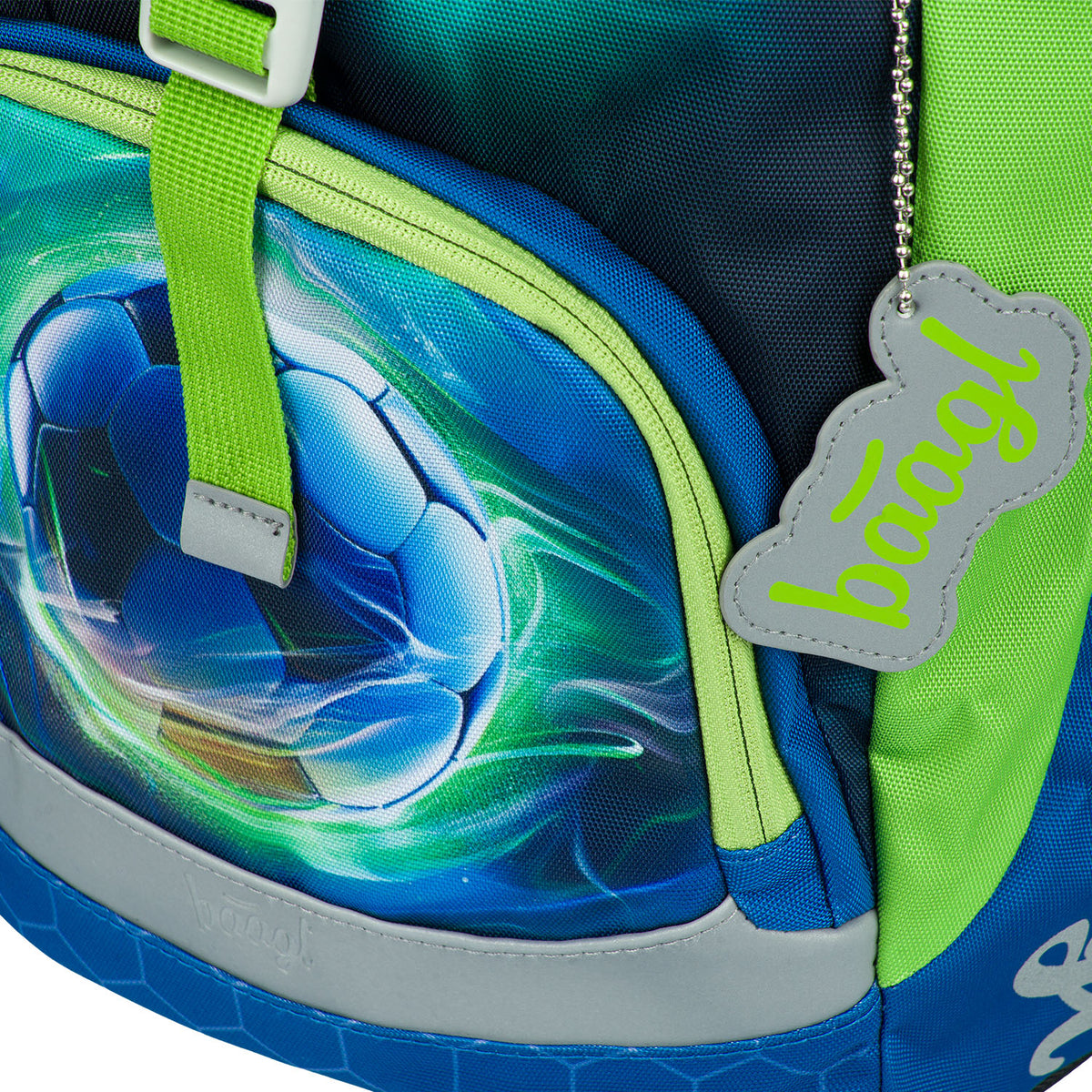 Airy Fußball Ball Rucksack-Set 7tlg: Rucksack, Federmäppchen, Turnbeutel, Pencil Slider, Federmäppchen 3-Fach, Geldbörse, Sporttasche