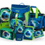 Airy Fußball Ball Rucksack-Set 7tlg: Rucksack, Federmäppchen, Turnbeutel, Pencil Slider, Federmäppchen 3-Fach, Geldbörse, Sporttasche